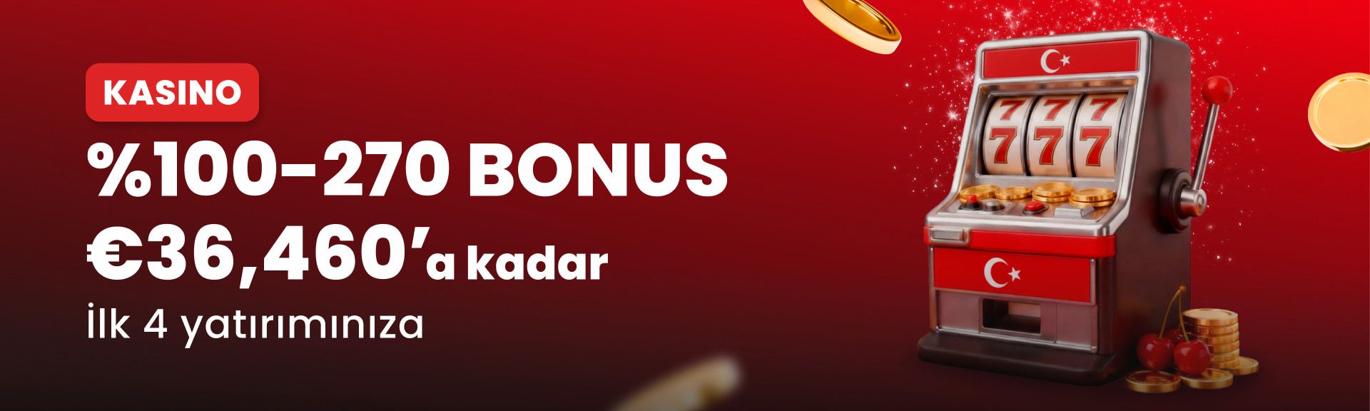 Casino Bonusu – %270’e Kadar