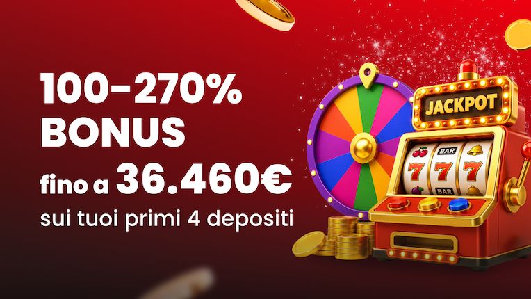 Bonus Casino – Fino al 270%