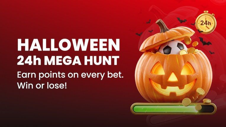 Halloween 24h Mega Hunt: €5,000 in FreeBets